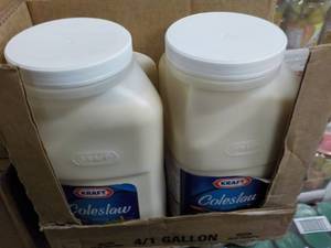 2 - 1 Gallon Jugs Kraft Coleslaw Dr...