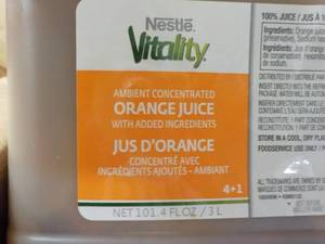 3 - 3 Liter Jugs Nestle Vitality Co...