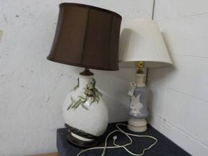 2 Lamps with Shades...