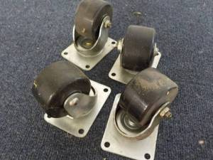4 Casters- each has 500 lb. weight...