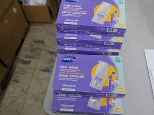 Lot of 6 Carebag Male Urinal Pkgs...