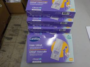 Lot of 5 Carebag Male Urinal Pkgs...