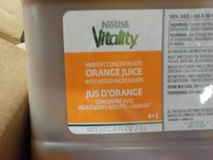 3 - 3 Liter Jugs Nestle Vitality Co...