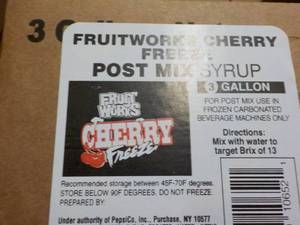 3 Gallon Fruitworks Cherry Freeze P...