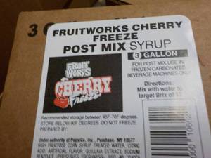 3 Gallon Fruitworks Cherry Freeze P...