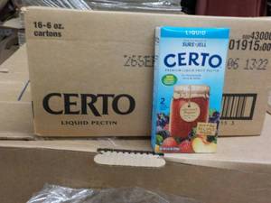 Case of 16 - 6 oz Cartons CERTO Pec...