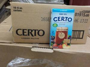 Case of 16 - 6 oz Cartons CERTO Pec...
