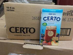Case of 16 - 6 oz Cartons CERTO Pec...