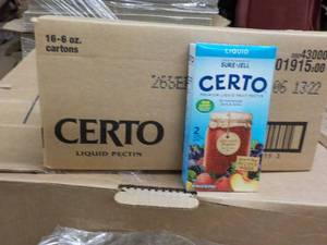 Case of 16 - 6 oz Cartons CERTO Pec...