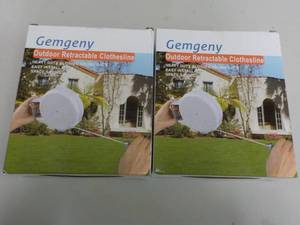 2 Gemgeny Outdoor Retractable Cloth...