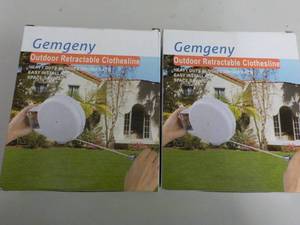 2 Gemgeny Outdoor Retractable Cloth...