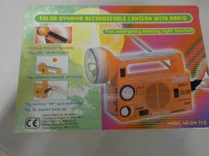 Solar Dynamo Rechargeable Lantern w...