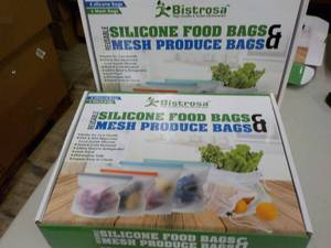 Lot of 3 Bistrosa Boxes of Silicone...