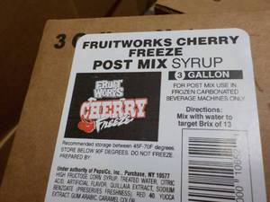 3 Gallon Fruitworks Cherry Freeze P...