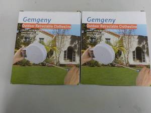 2 Gemgeny Outdoor Retractable Cloth...