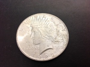 lot 7 image: 1923 P Peace Dollar