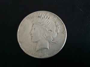 lot 11 image: 1927 S Peace Dollar