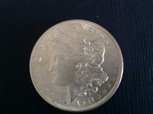 lot 17 image: 1921 P Morgan Dollar