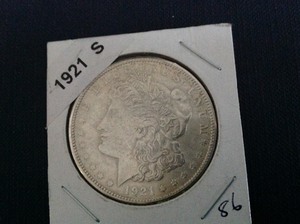 lot 18 image: 1921 S Morgan Dollar