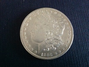 lot 27 image: 1885 S Morgan Dollar