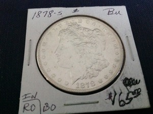 lot 36 image: 1878 S Morgan Dollar