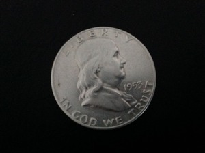 lot 74 image: 1953 D Franklin Half Dollar