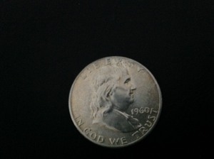 lot 80 image: 1960 D Franklin Half Dollar