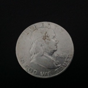 lot 101 image: 1948 Franklin Half Dollar