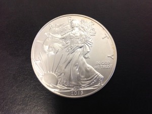 lot 56 image: 2015 1 oz Liberty Silver Coin