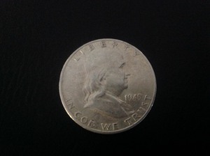 lot 104 image: 1949 S Franklin Half Dollar