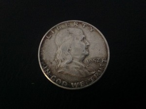 lot 110 image: 1952 Franklin Half Dollar