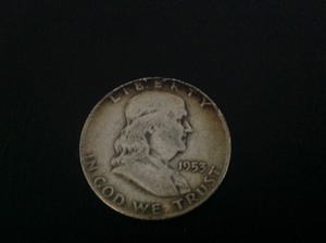 lot 113 image: 1953 D Franklin Half Dollar