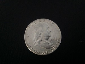 lot 115 image: 1954 Franklin Half Dollar
