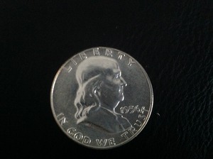 lot 118 image: 1956 Franklin Half Dollar