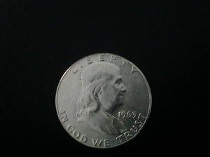 lot 127 image: 1963 Franklin Half Dollar