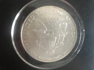 lot 146 image: 2003 1 oz Liberty Silver Coin