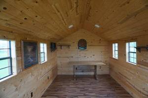 lot 1 image: 20 x 10 Northwoods Themed CabinStorage Shed