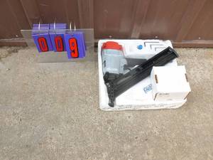 Central Pneumatic finish nailer. Appears new. Tested & works. As shown.