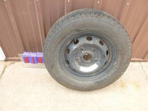 Spare tire for Ford Transit 5 x 160 x 6.3 Hankook tire 2356516c. Like new. As shown.