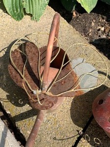 lot 33 image: Adorable Pair Character Small Watering Cans