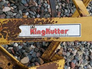 lot 229 image: Yellow Tractor Cultivator attachment by King Kutler