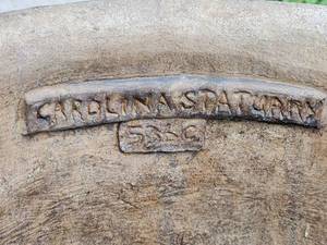 lot 180 image: Large Clay Pot by Carolina Statuary # 536C