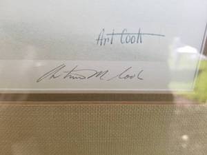 lot 107 image: Art Cook Signed Print The Traveler Rests
