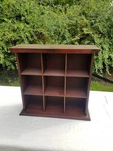 lot 166 image: Wood Cubbie Organizer