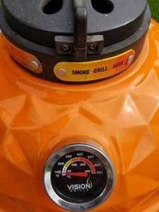 lot 138 image: Vision Grills Classic Cadet Miniature Komado Style Smoker
