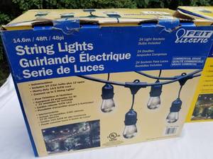 lot 170 image: Outdoor String Lights, 48