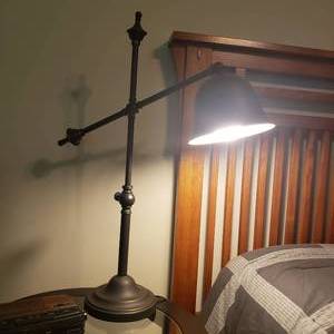 lot 159 image: Contemporary Adjustable Desk Lamp
