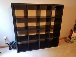 lot 38 image: Large Black 12 Cubbie Storage Unit