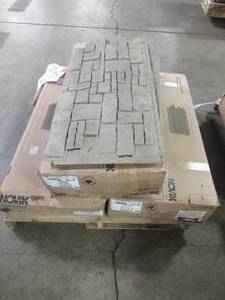lot 122 image: WHOLESALE MIXED PALLET OF POLYMER STONE SIDING