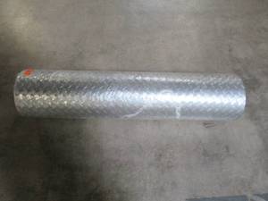 lot 137 image: Tenex Cut-to-Length Silver Extruded Vinyl Utility Runner (50-Foot) 7535270